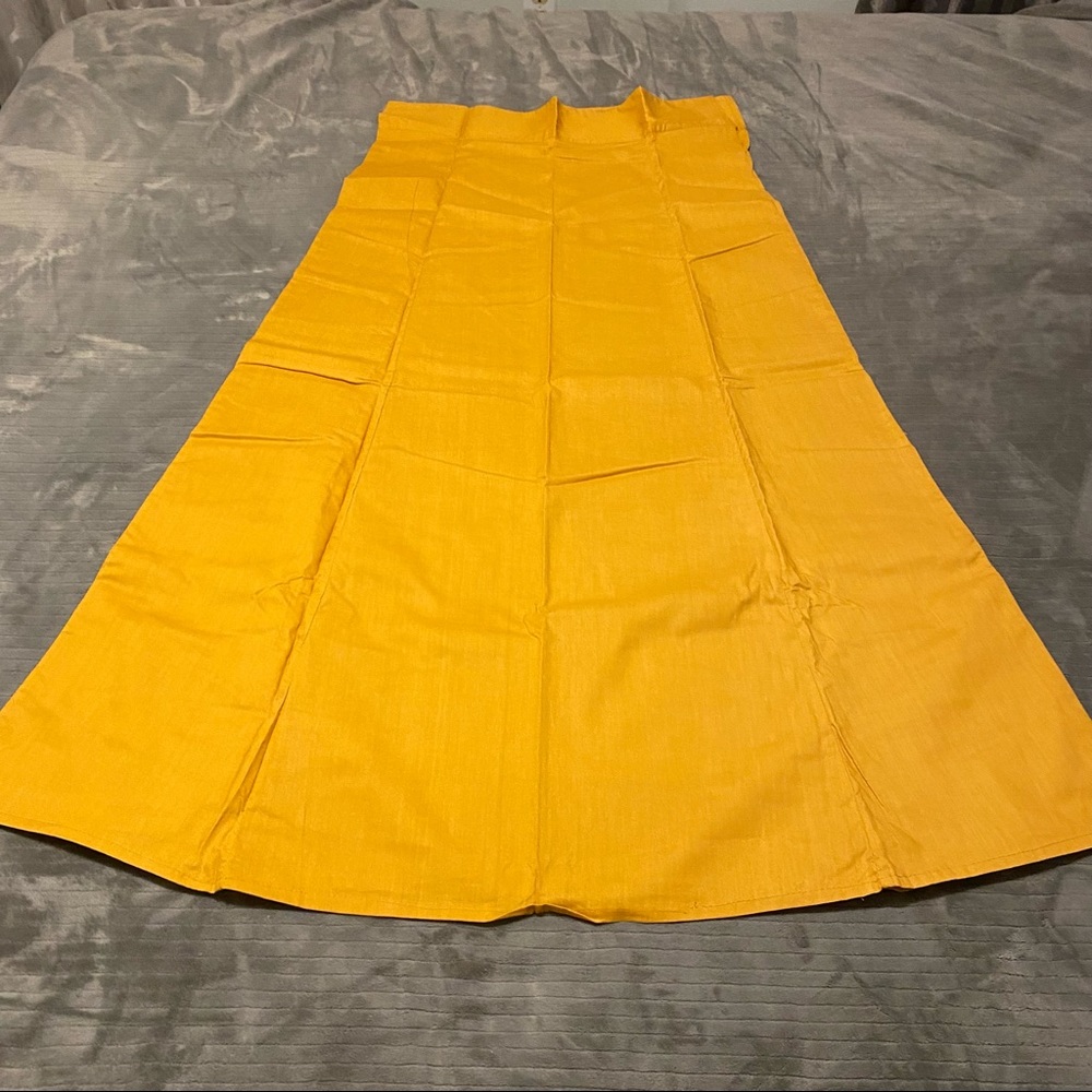 Yellow Saree Petticoat